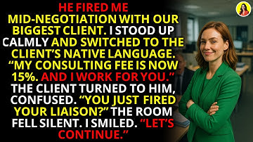He Fired Me Mid-Negotiation – I Stole His Biggest Client 💼 | #CorporateRevenge