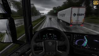 ETS2 1.59 Realistic Driving | Scania Super POV Gameplay | 4K Ultra HD | Euro Truck Simulator 2