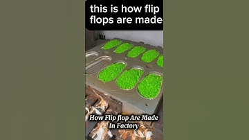 This Is How Flip Flops Are Made #shorts