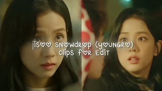Jisoo snowdrop (youngro)clips for edit twixtor