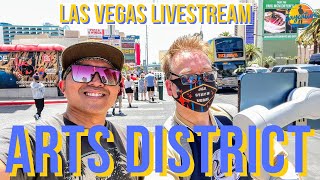 DOWNTOWN LAS VEGAS LIVE! Exploring the Arts District on a @Miles Board with @J&KStayinVrgas