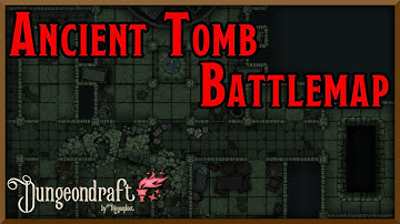 Ancient Tomb Battle Map (Dungeondraft Timelapse) (Free Download)