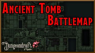 Ancient Tomb Battle Map (Dungeondraft Timelapse) (Free Download)