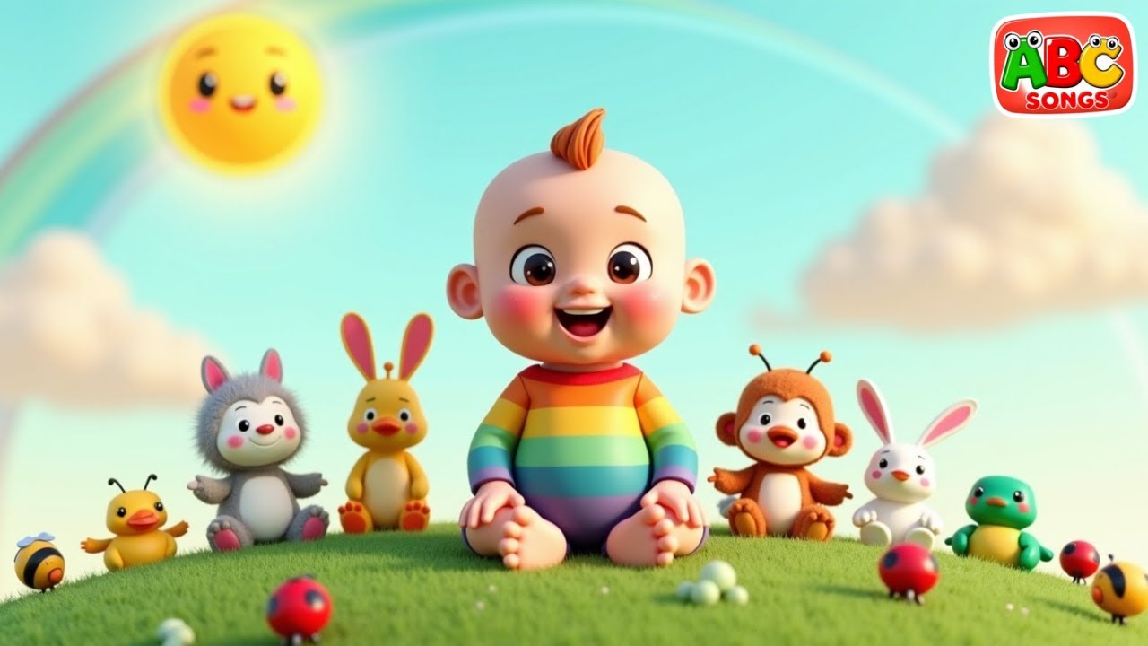 Baby Counting 10 Little Animals | Kids Songs & Nursery Rhymes | ABC Songs