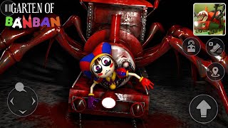 Garten Of Banban-Spider Train Monster Chase Pomni In The Digital Circus New Update 