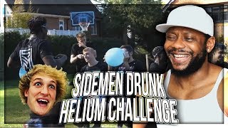 SIDEMEN DRUNK HELIUM CHALLENGE REACTION!!!