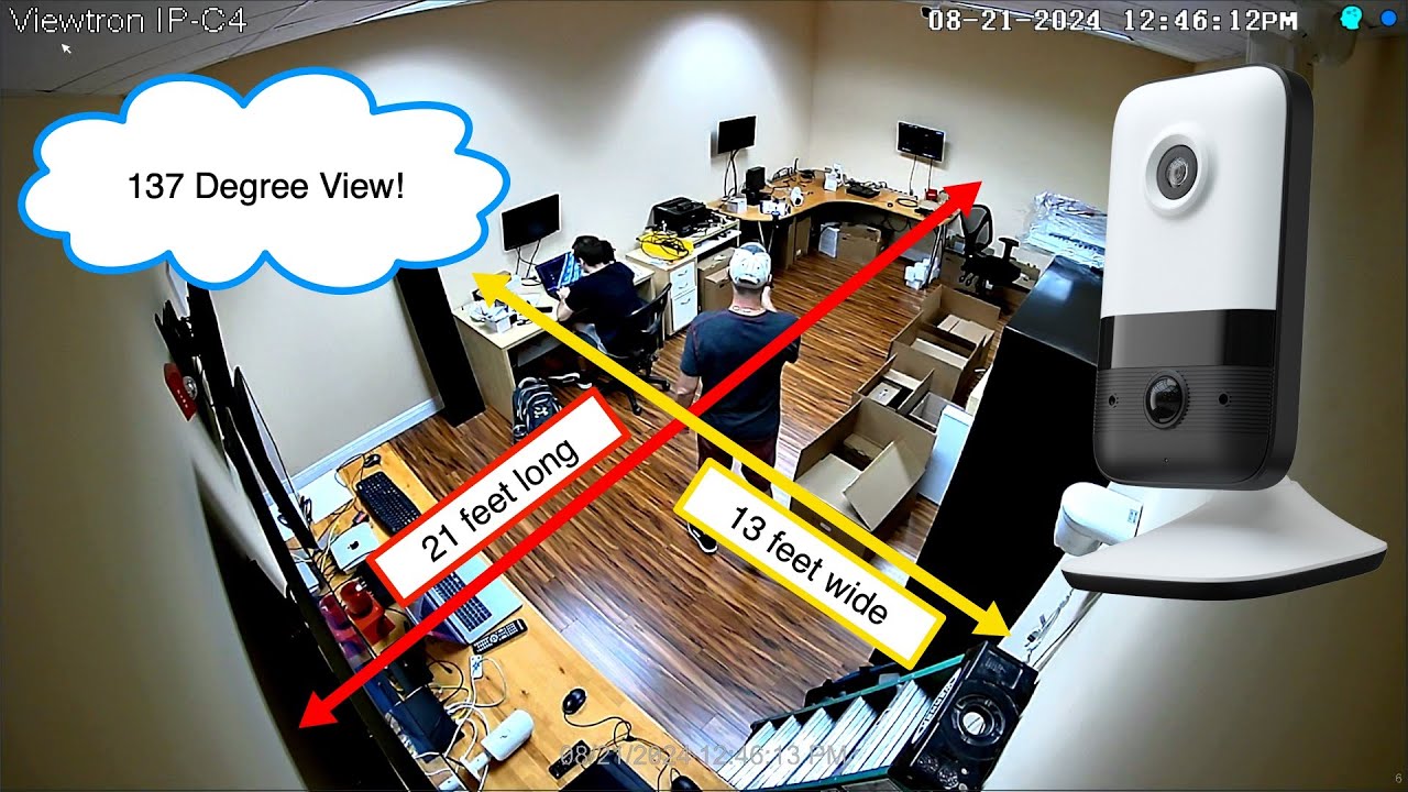 Viewtron IPC2 Wireless IP Camera Intro & Surveillance Demo YouTube
