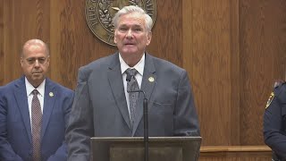 Officials hold press conference after manhunt ends in death