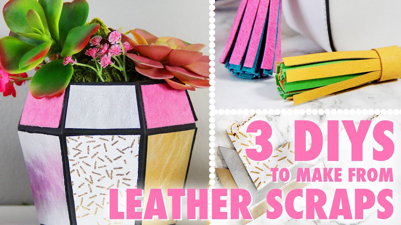 Three Fun DIY Projects with Leather Scraps