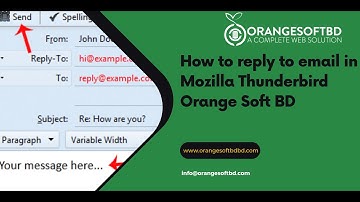 How to reply to email in Mozilla Thunderbird   Orange Soft BD