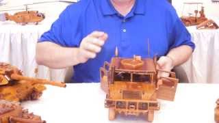 This is a quick video regarding our large selection of Handcrafted Mahogany Wood models. We offer over 800 different models that 