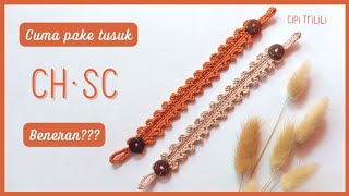 Just CH and SC??? Turns Out Making This Intricate Crochet Mask Connector Is Easy