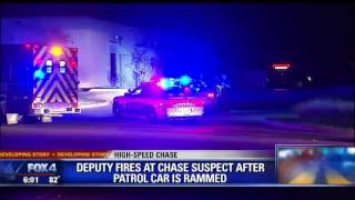 Deputy fires at high speed chase suspect