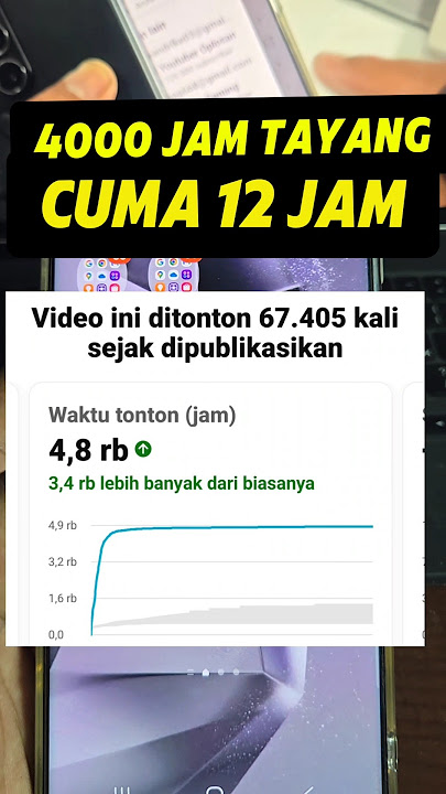 BIKIN KAGET‼️12 JAM SUDAH DAPAT 4000 JAM TAYANG
