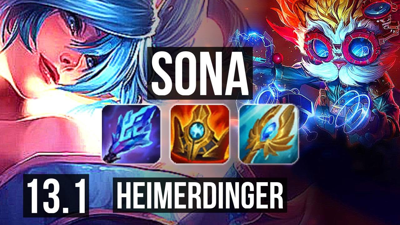 SONA & Sivir vs HEIMER & Varus (SUP) | Rank 3 Sona, 1.7M mastery, 1/3/24 | EUW Grandmaster | 13.1
