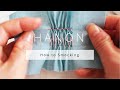 HANONのブライスサイズの基本的なスモッキング 刺繍のやり方