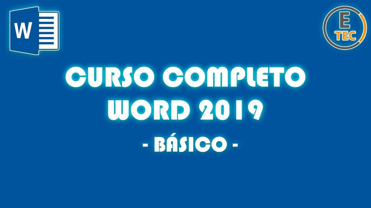 Curso Word Gratis Pdf CURSO COMPLETO WORD BÁSICO 2019 - YouTube