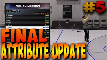 NBA 2K16| 99 OVR PG FINAL ATTRIBUTE UPDATE #5 | Best Signature Styles, Jumpshot, MyPark Animation