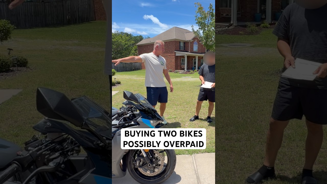 Checked out a Yamaha R1 & Kawasaki ZX-6R. Watch how the deal went