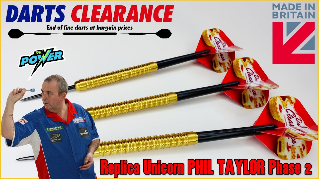 激レア！unicorn Phil Taylor Gold Tungsten 激レア！unicorn Phil Taylor Gold Tungsten Darts Clearance