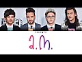 One Direction - A.M. (Color Coded - Lyric)