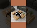 Smart Storage Coffee Table with Hidden Compartments