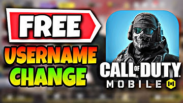 How to Change NAME for FREE in COD Mobile !! Change your username in cod mobile for FREE 😱😱