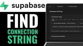 How To Find Your Supabase Connection String 2025 (Beginner Guide)