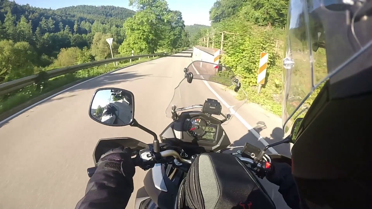 Suzuki V-Strom 650 XT 2017 Guten Morgenrunde oberes Donautal