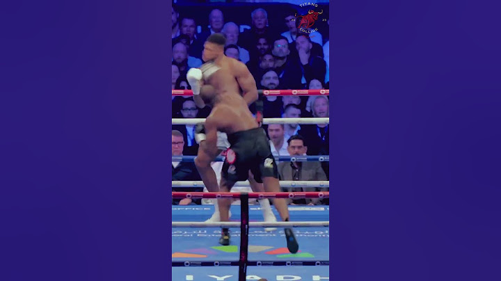 Anthony Joshua KO moment l Daniel Dubois champion 🥊🏆🏆
