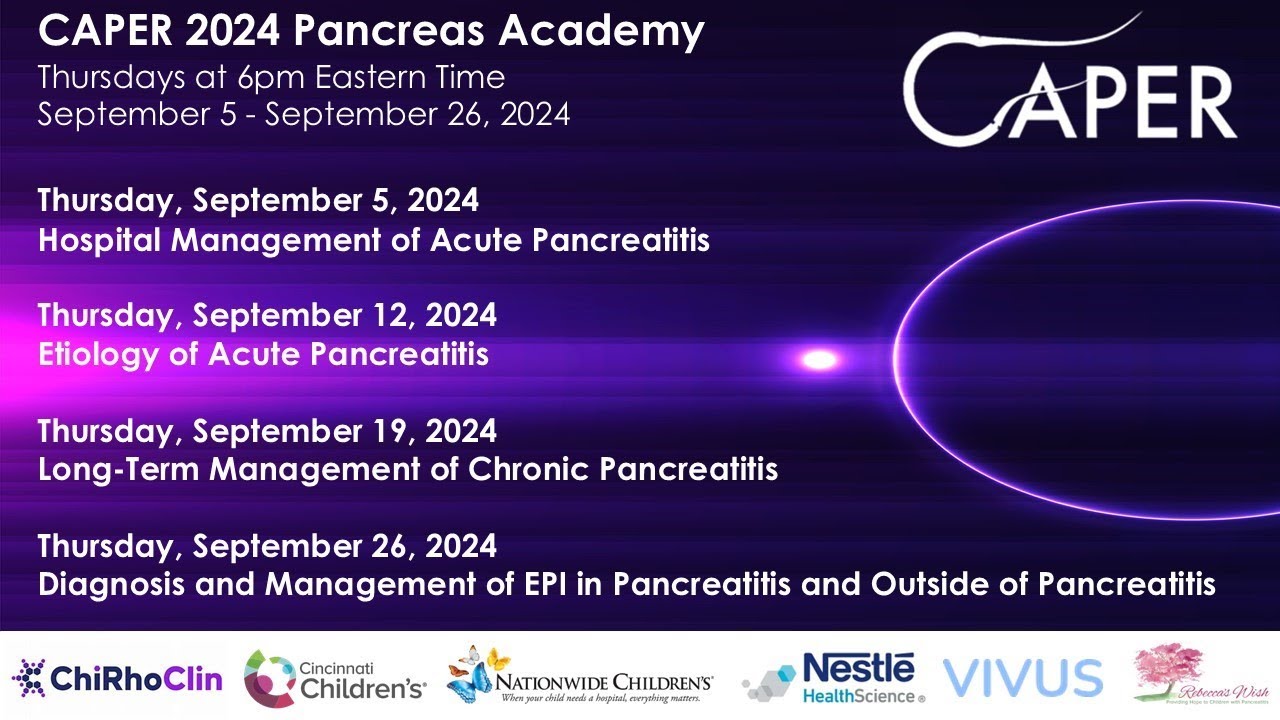 CAPER 2024 Pancreas Academy Long-Term Management of Chronic Pancreatitis