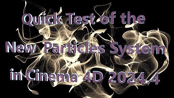 Test Render: New Cinema 4D Particles System | 4K | HDR