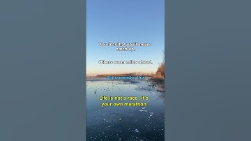 Life Is Not a Race | Move at Your Own Pace 🌻 #shortsvideo