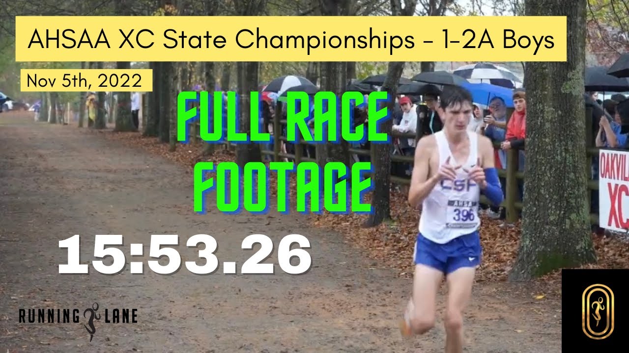 2022 AHSAA Cross Country Championship 1A2A Boys Full Race Footage