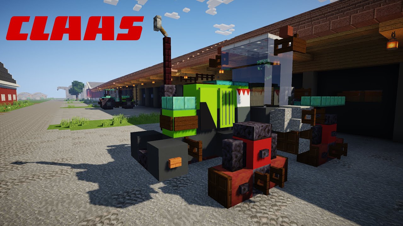 Minecraft Claas Xerion 5000 Tractor Tutorial - YouTube