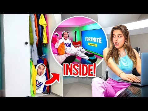 مجهزترین اتاق گیمینگ مخفی رو ساختم!!هفتصد دلار خرجش شد