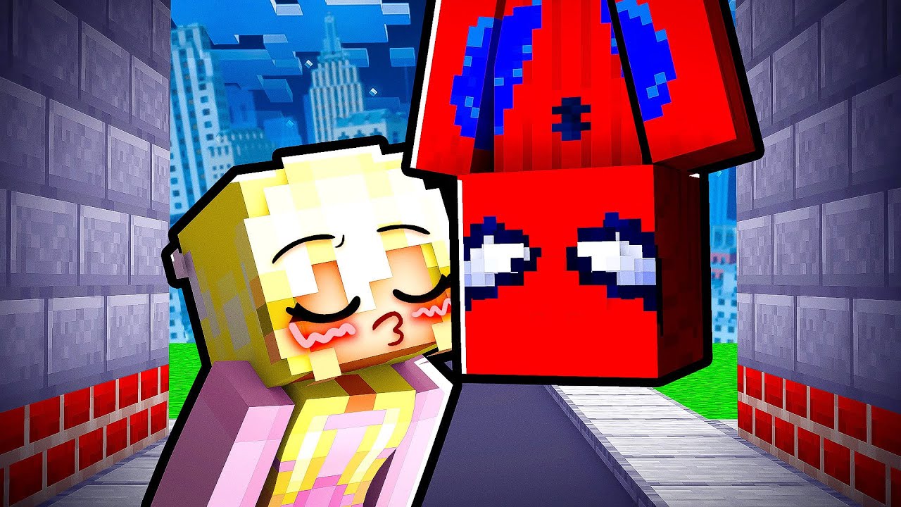 Jeg Bliver HEMMELIG FORELSKET i Spiderman i Minecraft!