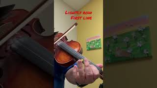 Lightly Row Line 1 | Suzuki Violin 1