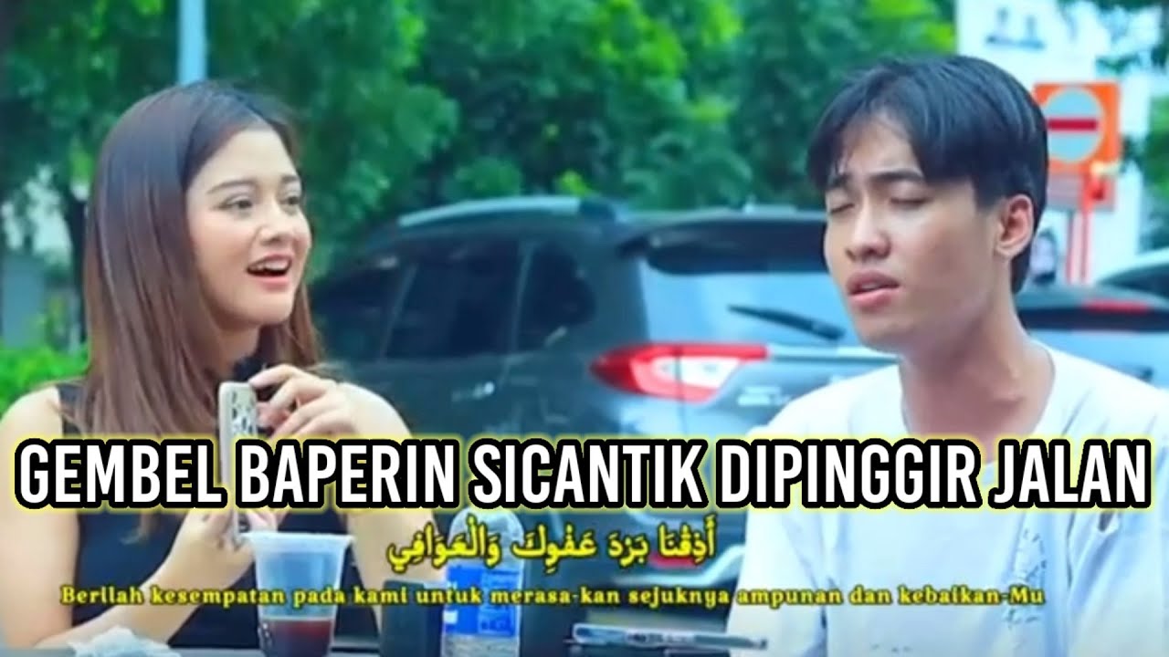 PRANK SHOLAWAT Gembel Baperin Cewek Cantik di Pinggir Jalan!! Auto Meleleh 😍