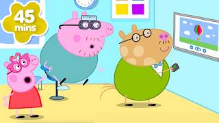 Peppa Pig Goes To The Eye Doctor With Her Dad  Eye Doctor   Episodes  Cartoons For Childr