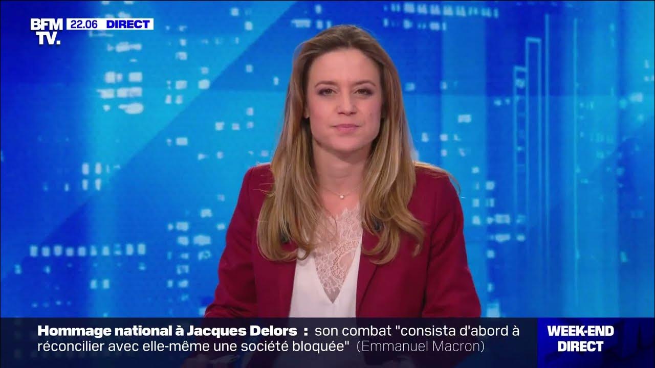BFMTV Retour de Céline Pitelet dans Weekend Direct (titres et début