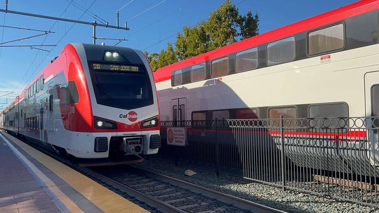 Railfanning Caltrain After Electrification at Redwood City Station Stadler KISS EMUs Only (9/25/24)