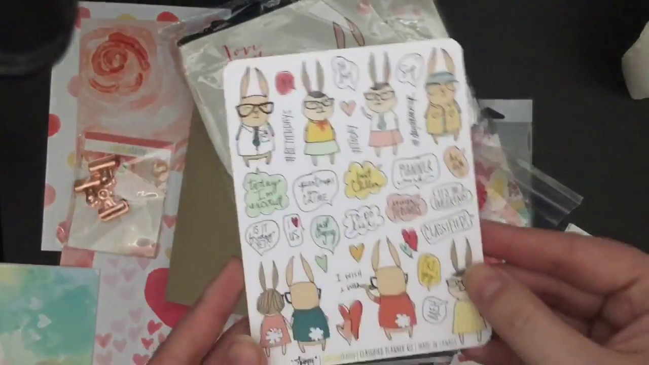 February 2018 Daisy Dori Planner Kits Unboxing with new Classified Kit