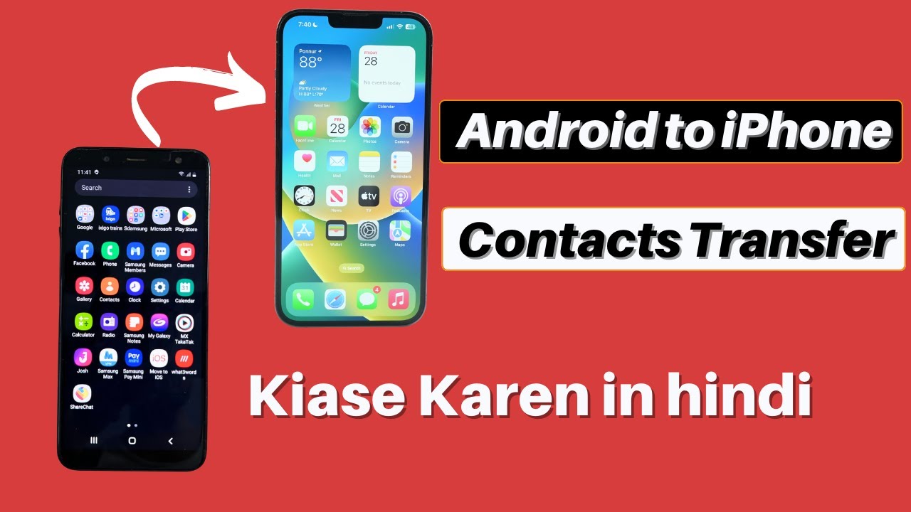 Ready go to ... https://youtu.be/32CqZ4rDjow [ Android to iPhone Transfer Contacts | Transfer Contacts From Android to iPhone in Hindi]