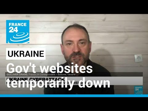 Ukraine's government websites targeted in a hacking attack • FRANCE 24 English