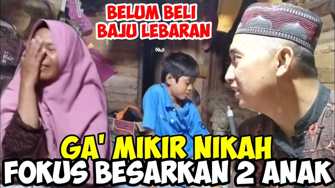 VIRAL, KABUR DARI RUMAH PILIH TINGGAL DIGUBUK DEMI HIDUPI KEDUA ANAK