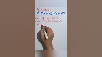 Prove that a³-b³=(a-b)(a²+ab+b²)#maths #algebra #sonaliteacher #shorts