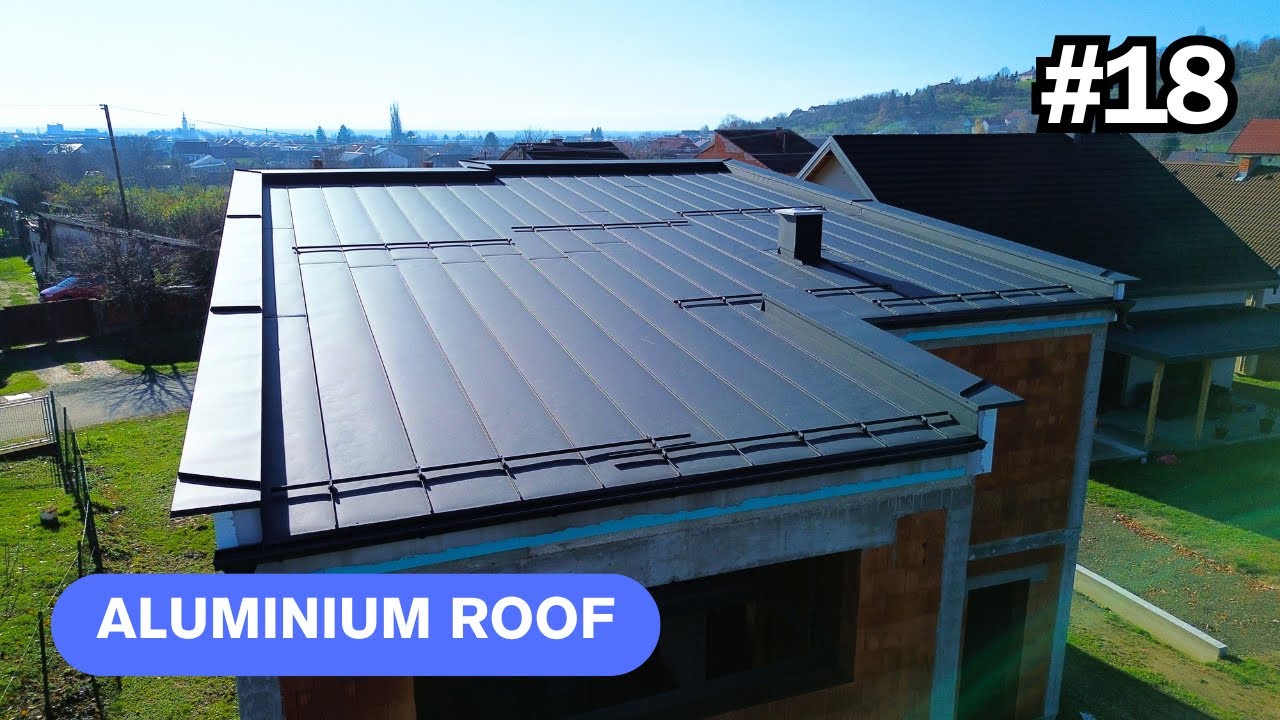 Finally Roofed! Standing Seam Aluminium Roof - House Build Pt. 18