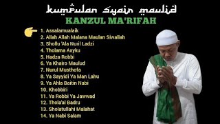 KUMPULAN SYAIR MAULID KANZUL MA'RIFAH