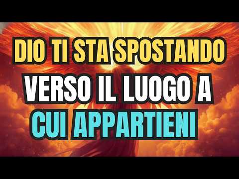 PRESCELTO, L'ORDINE DIVINO DI RICOLLOCAZIONE: DIO TI STA SPOSTANDO DA DOVE ERI AL LUOGO A CUI